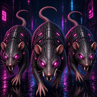 Neon Ratpack card art