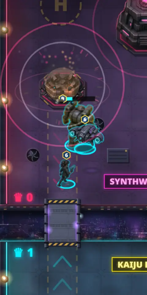 A side tower collapsing, pre-release art